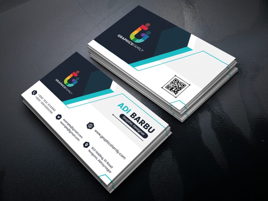 Business card template vector image