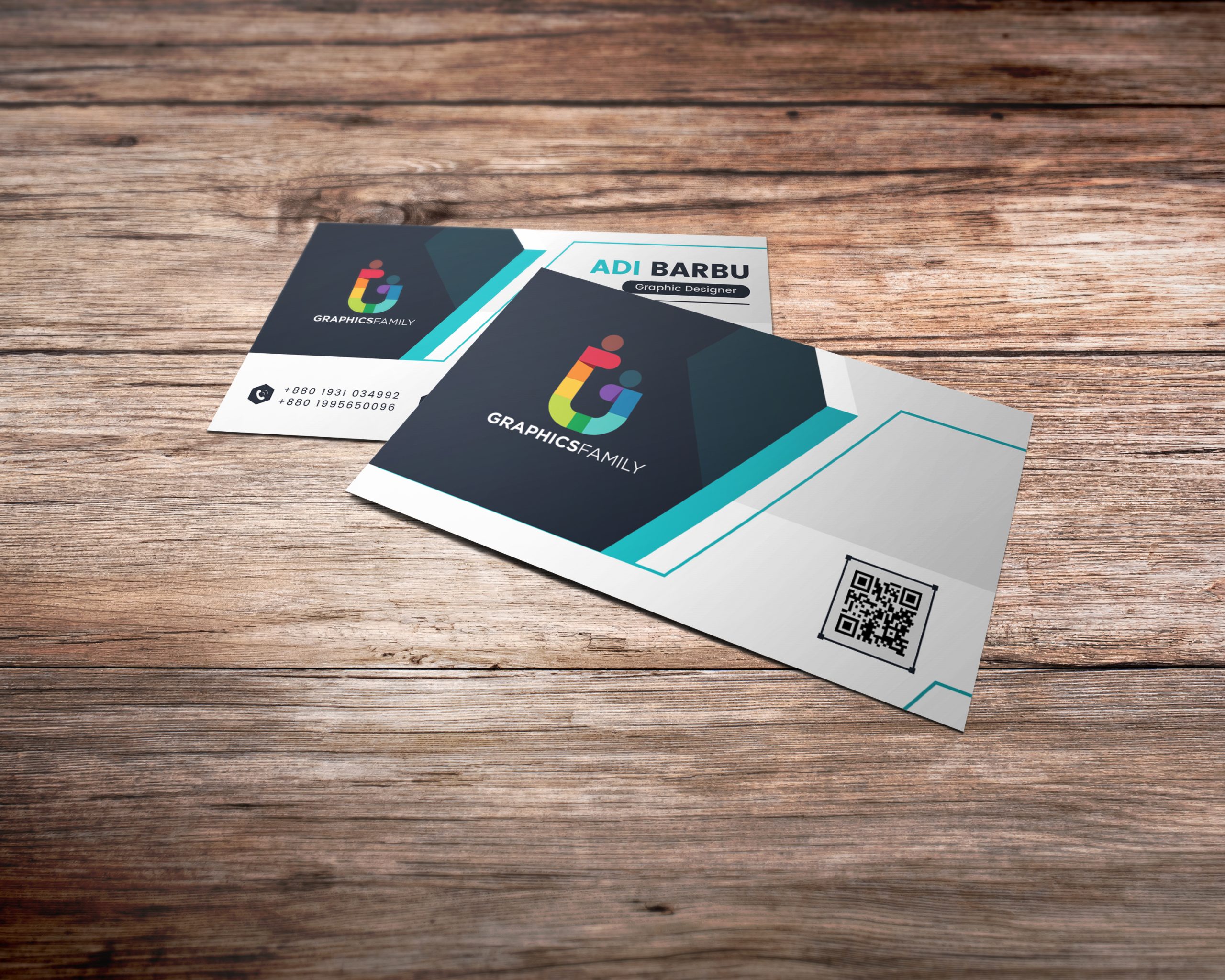 Business card template vector image