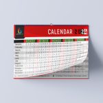 Calendar 2024 design template vector image