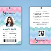 Corporate Identification Card Design Template