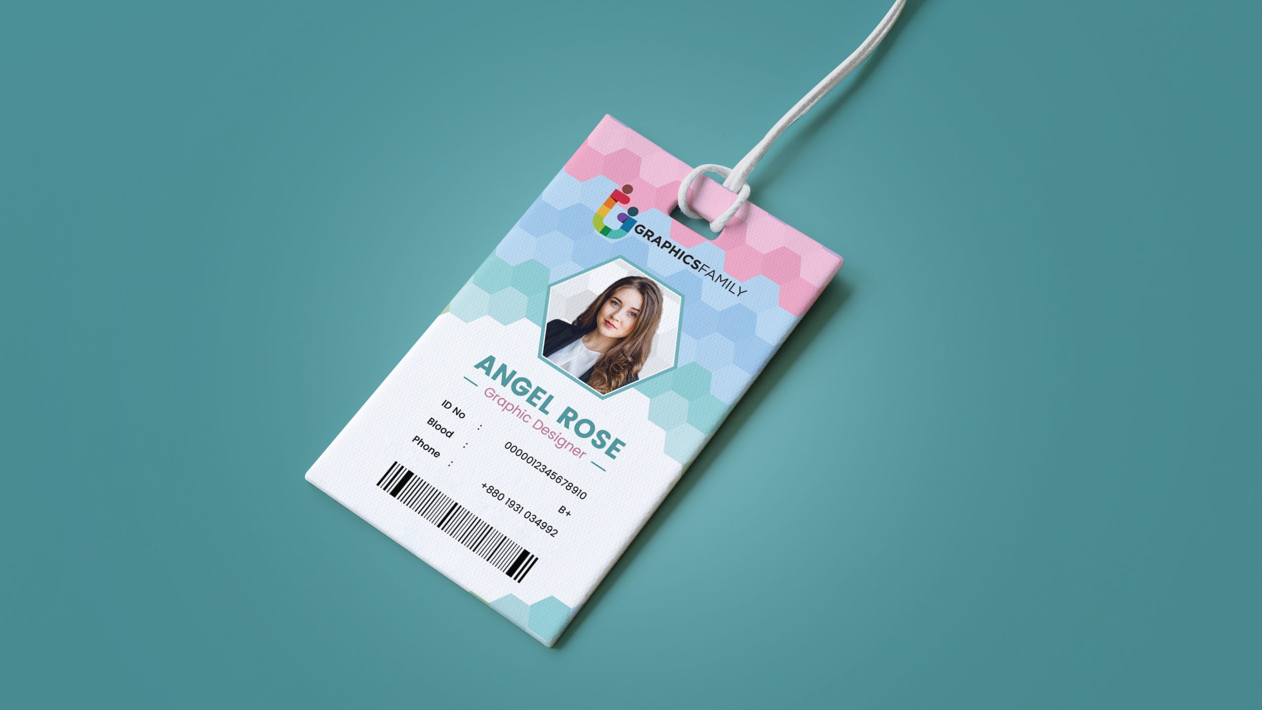 Corporate Identification Card Design Template