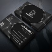 Dark Shiny Business Card Template