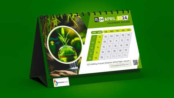 Desk Calendar Design Template Free PSD – GraphicsFamily