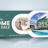 Free Modern Real Estate Facebook Cover Template