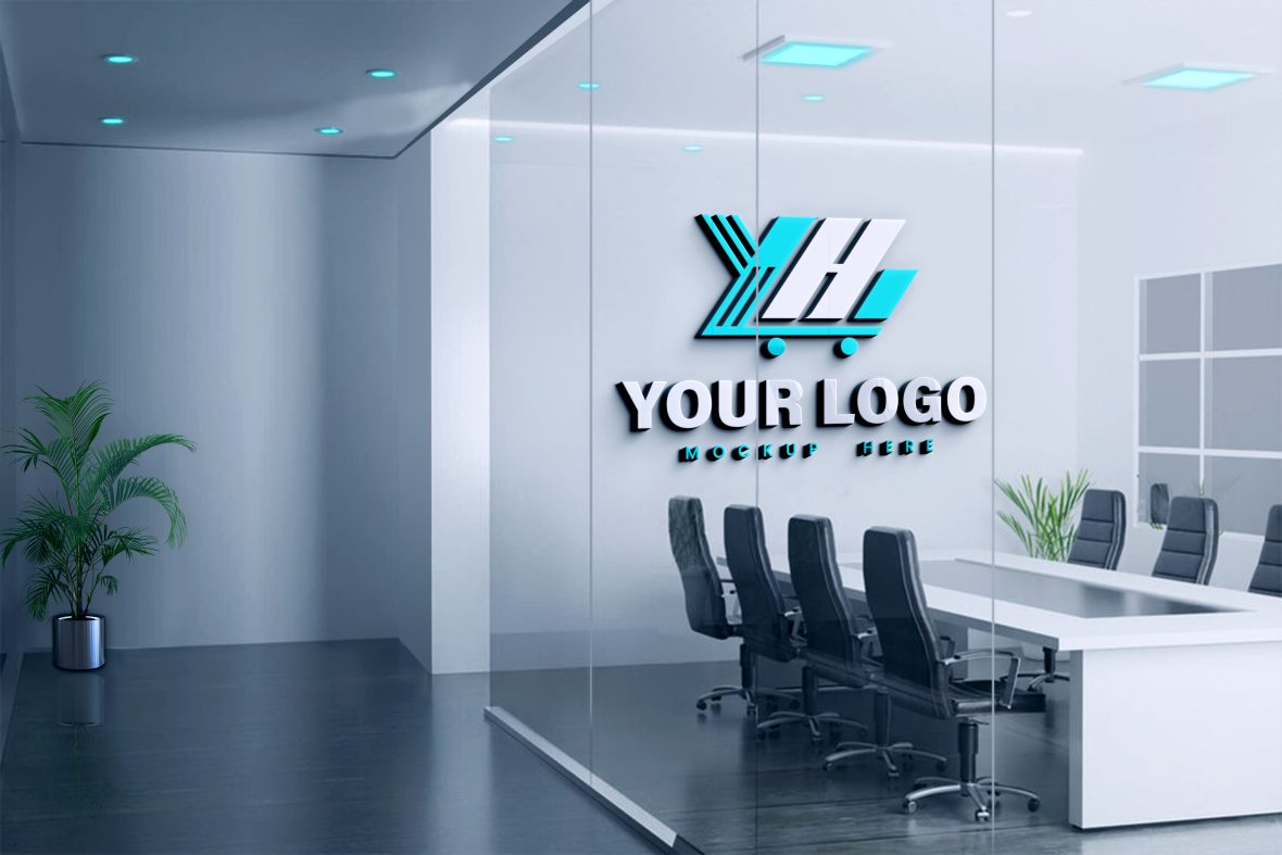 Free Professional Office Logo Mockup