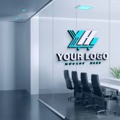 Free Professional Office Logo Mockup