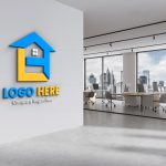 Free Realistic Office Logo Mockup