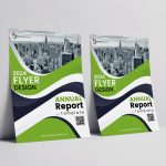 Green Cover Annual Report Template