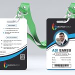 Office Identification Card Design Template