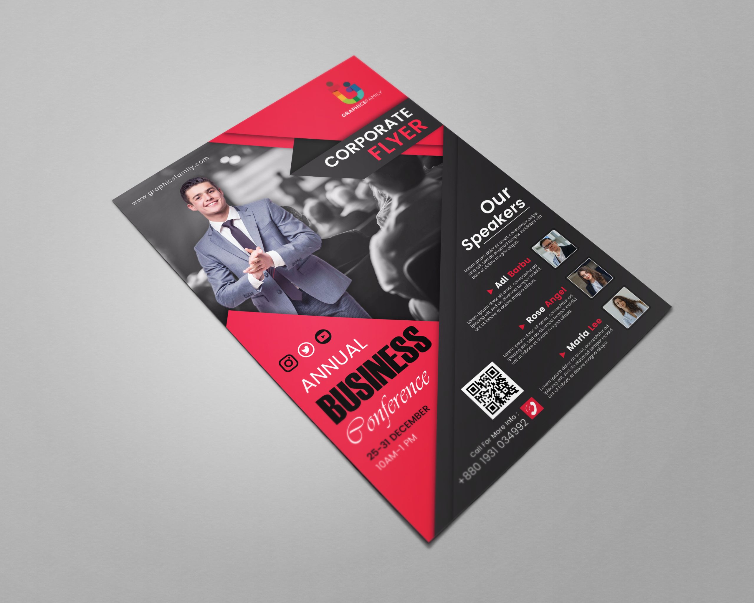 Vector Business Flyer Template