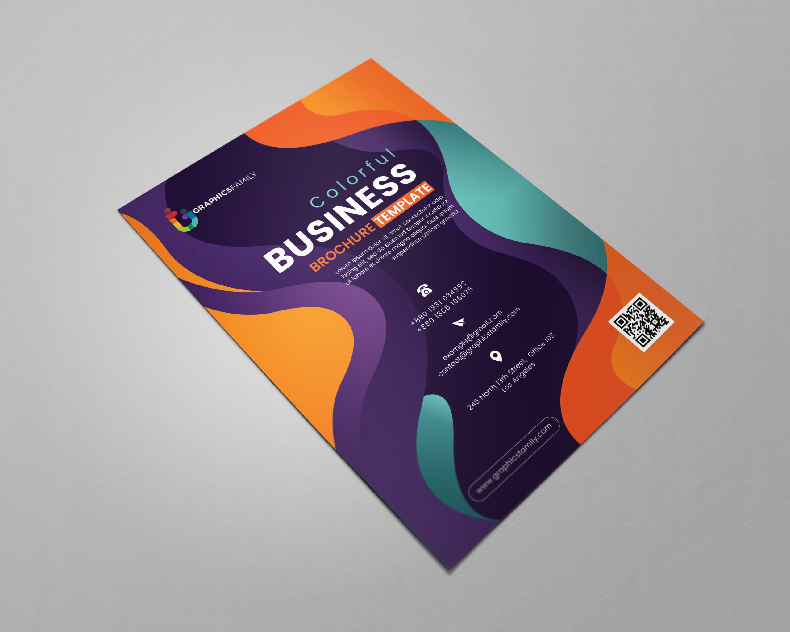 Free Colorful Business Brochure Template