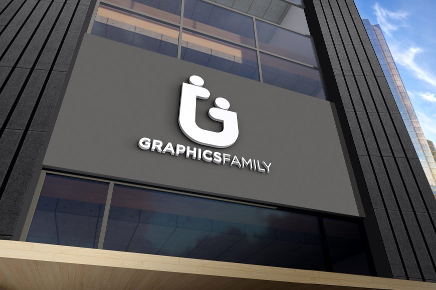High-Quality Free 3D Wall Logo MockUp Download – GraphicsFamily