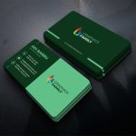 Free Green Business Card Design Template