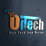 Free and customizable One tech logo template