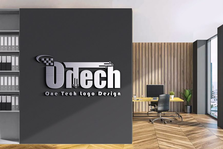 Free and customizable One tech logo template – GraphicsFamily