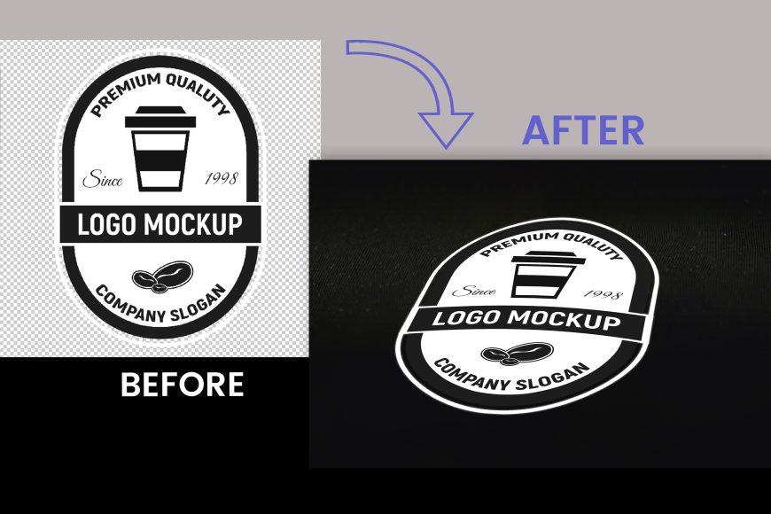 Close Badge Logo Mockup