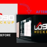 3D Minimalist Logo Mockup