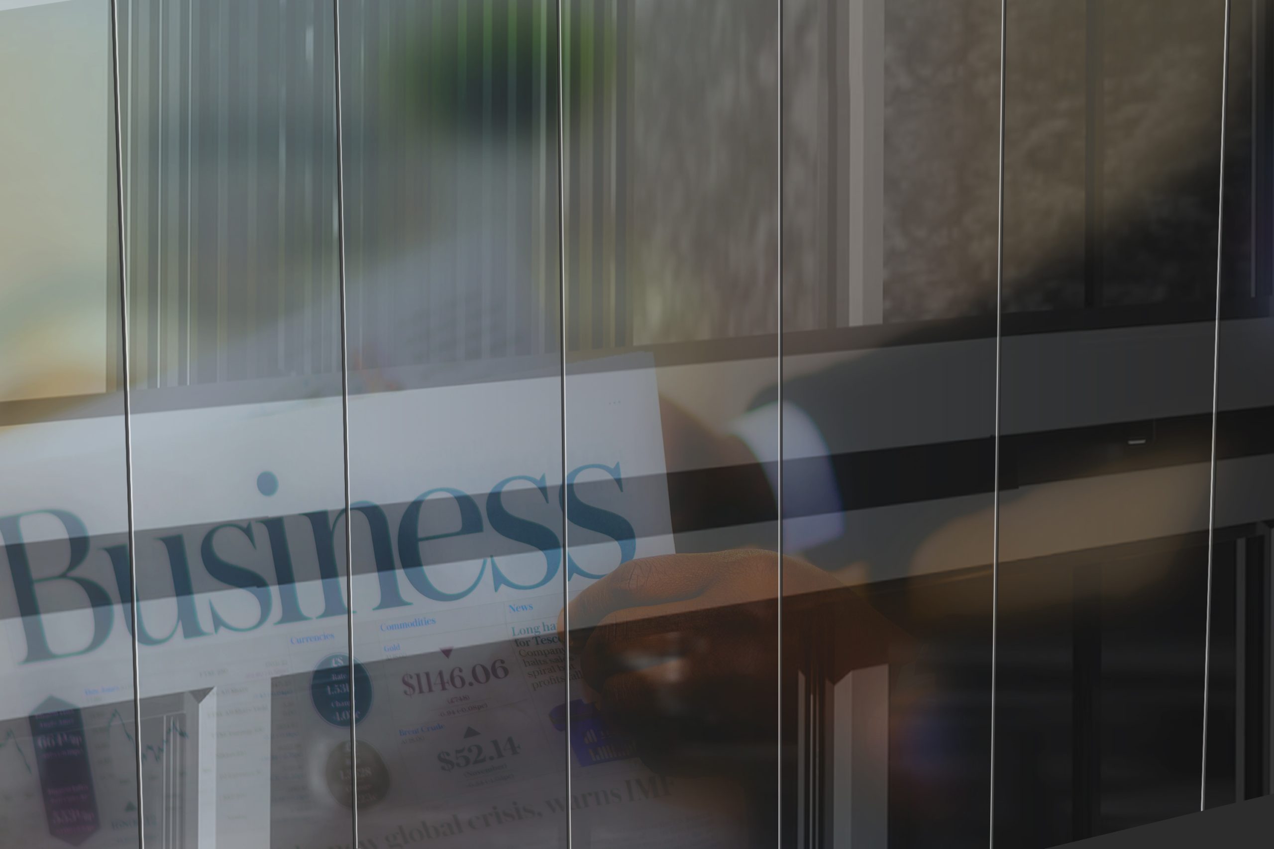 Business Office 3D Logo Mockup
