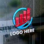 Business Office 3D Logo Mockup
