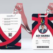 Company Access Id Card Template