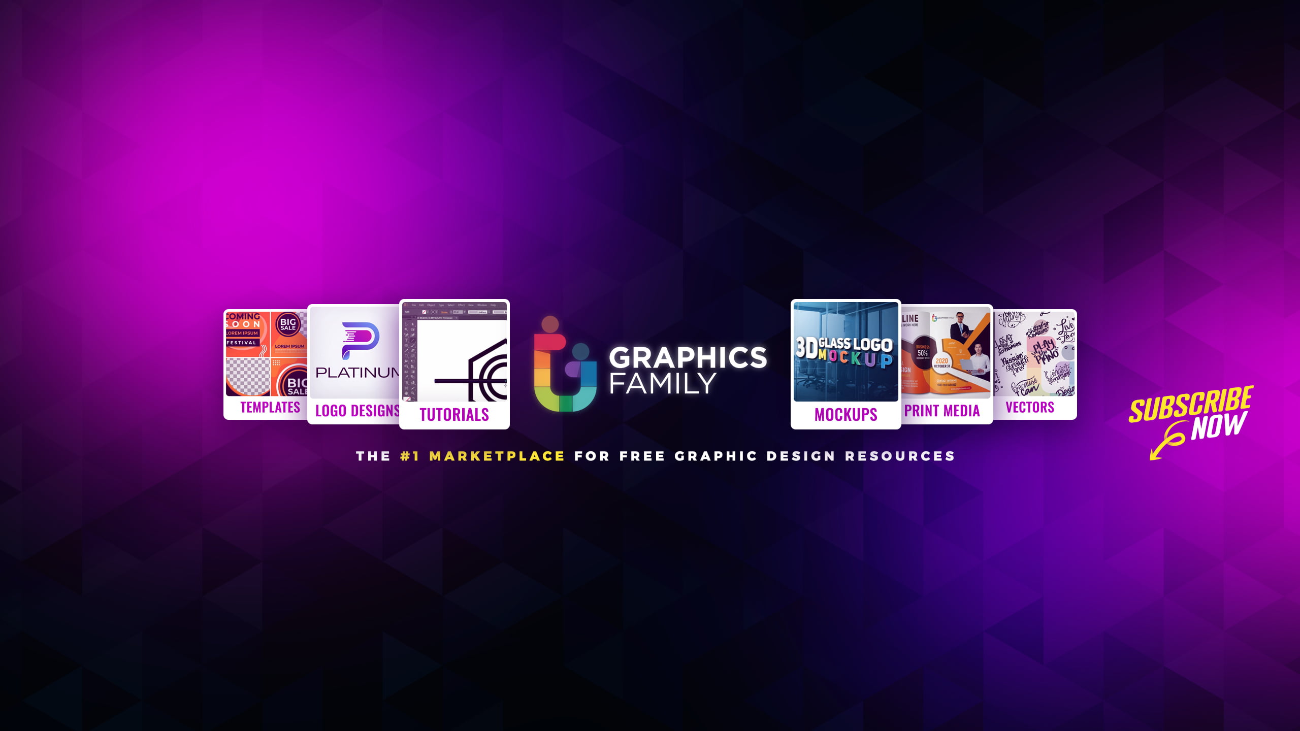 Graphics Family Modern YouTube Banner Updated