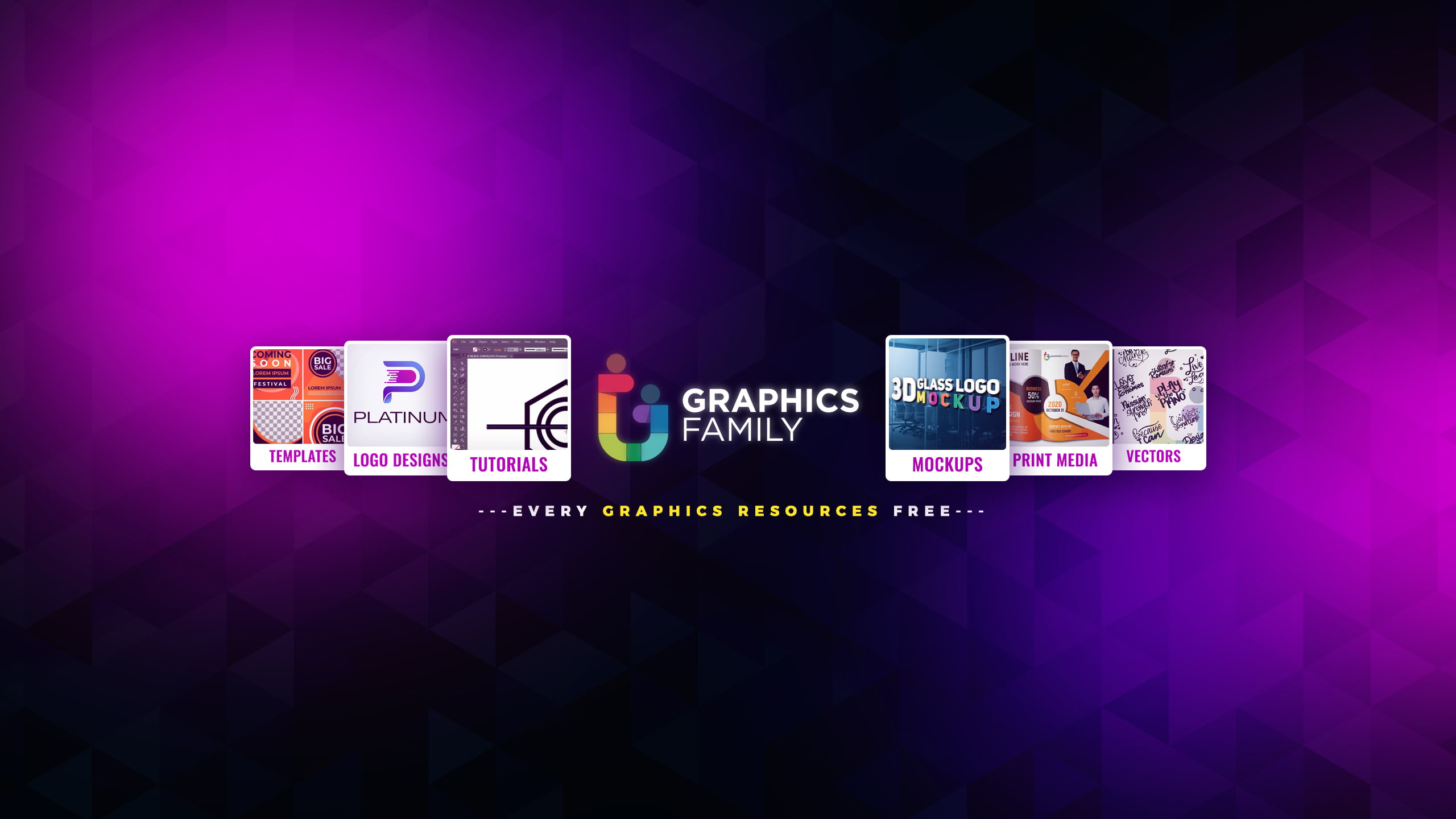 Graphics Family Modern YouTube Banner